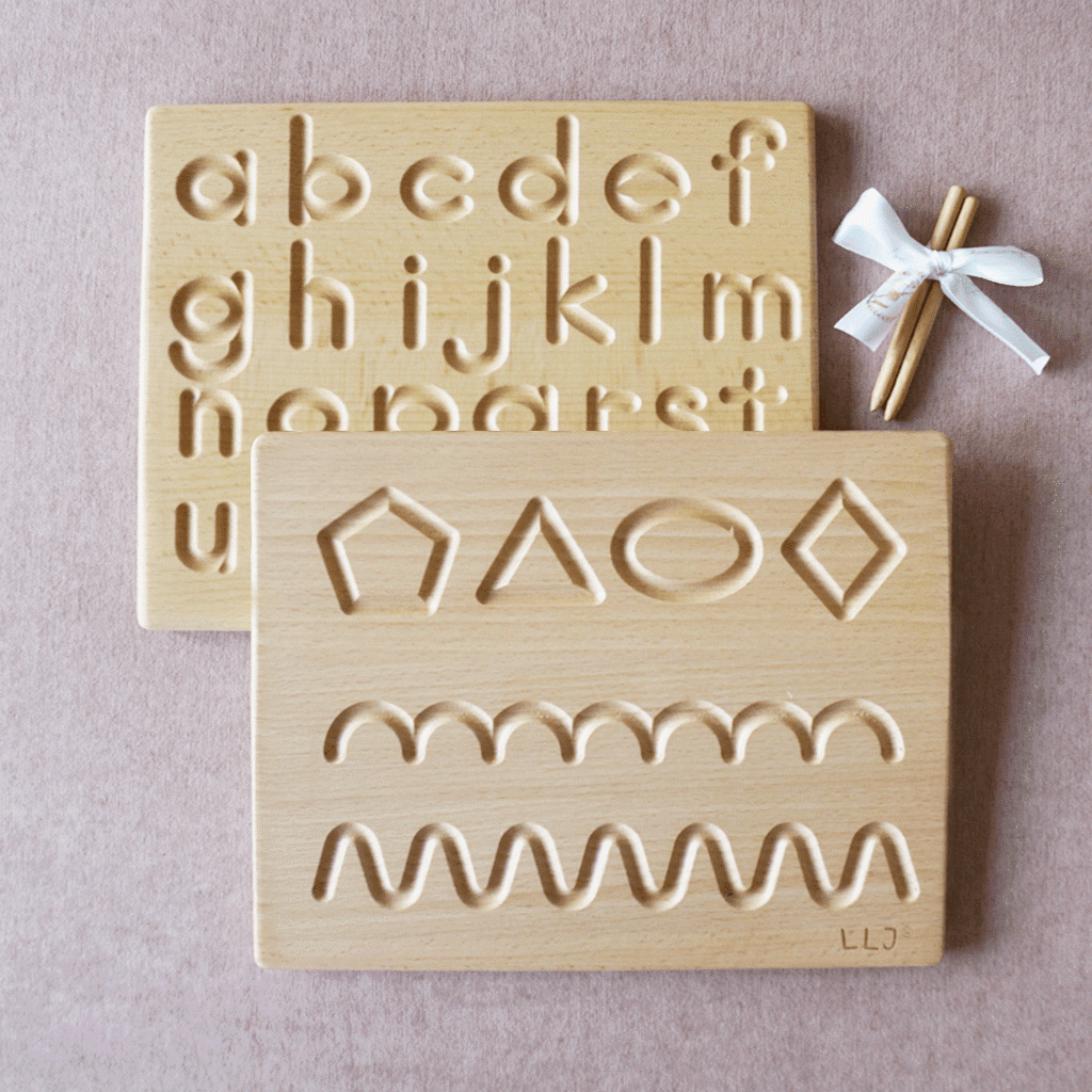 Gift for 2-6 Years Old I "My First ABC123" Read & Write Learning Set - Lou Lou James™ 