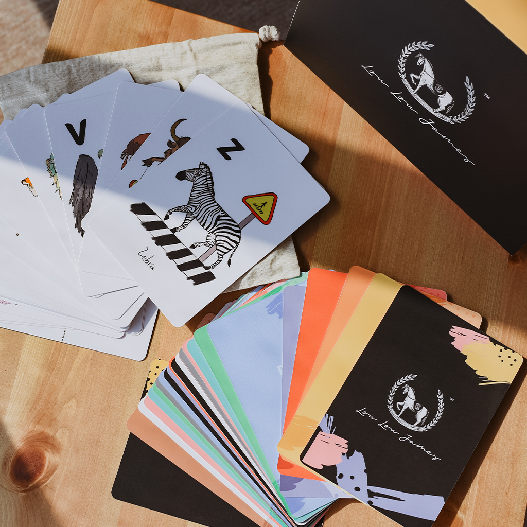 Double Trouble 4-in-1 Speed Memory Learning Cards - Lou Lou James™ 