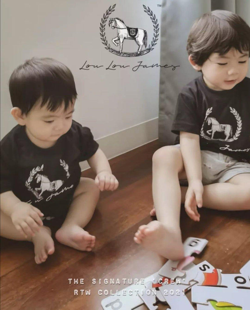 The Signature Baby 'CREW' Tees - Lou Lou James™ 